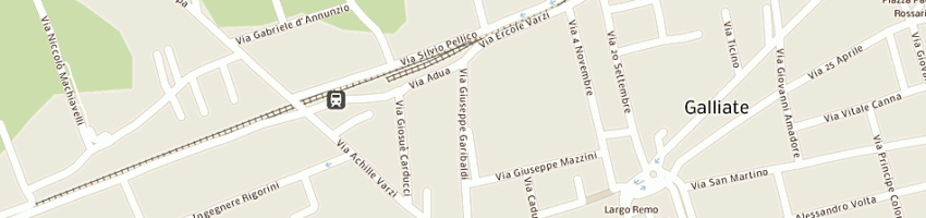 Mappa della impresa martelli emiliano a GALLIATE
