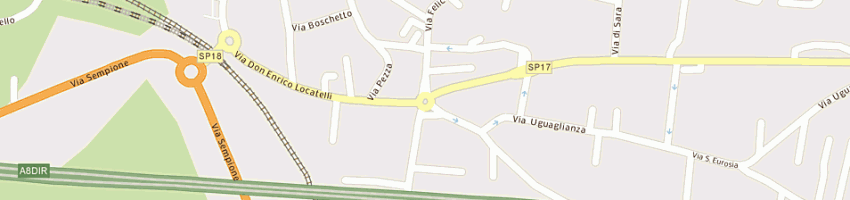 Mappa della impresa alleanza assicurazioni spa a VERGIATE