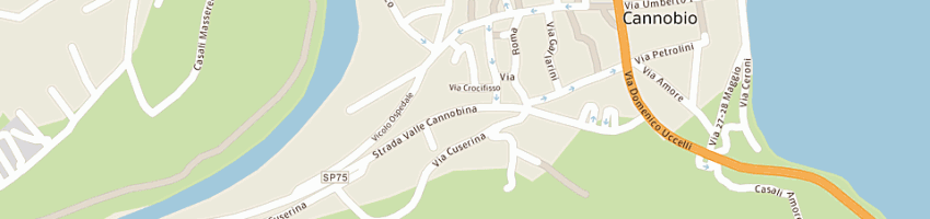 Mappa della impresa autocenter a CANNOBIO