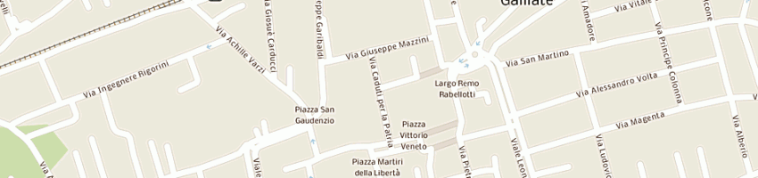 Mappa della impresa scuola elementare a GALLIATE