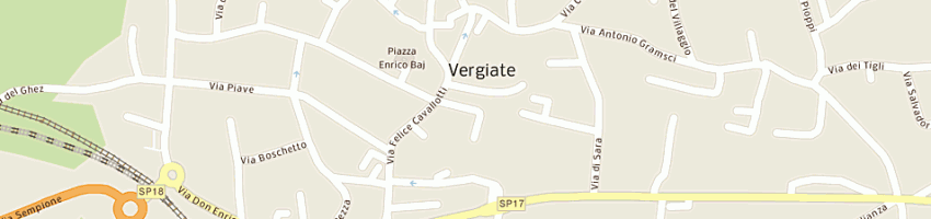Mappa della impresa bernacchi giuseppe a VERGIATE