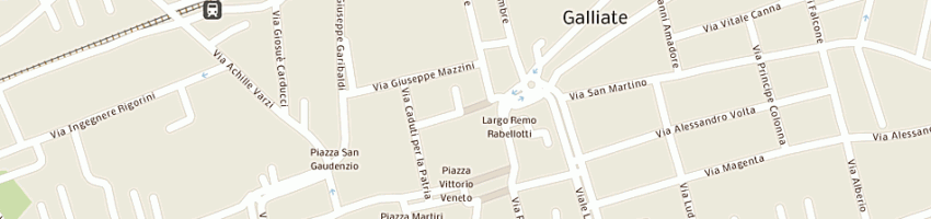 Mappa della impresa il castello sas di giusti anna e c a GALLIATE