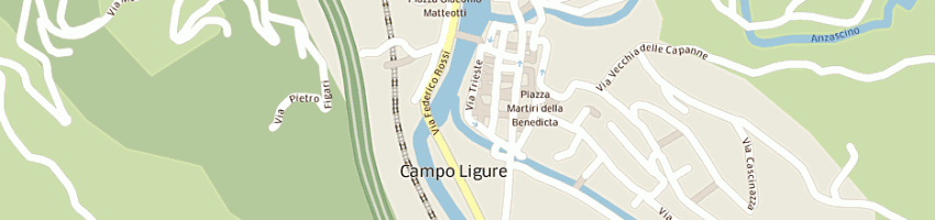Mappa della impresa dal pio' di giuseppe piana e csnc a CAMPO LIGURE