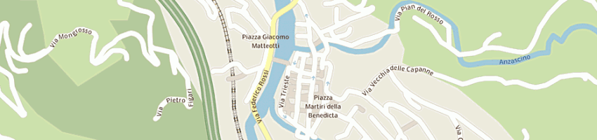 Mappa della impresa unita' sanitaria locale n 3 genovese a CAMPO LIGURE
