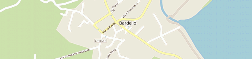 Mappa della impresa molinari elena acconciature a BARDELLO