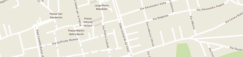 Mappa della impresa studio autopratiche riccio a GALLIATE