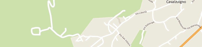 Mappa della impresa zaffrani giorgio a CASALZUIGNO