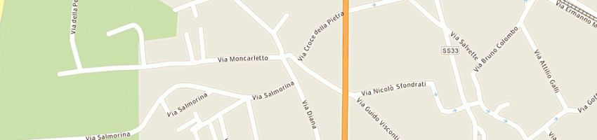 Mappa della impresa blue rose cafe' srl a SOMMA LOMBARDO