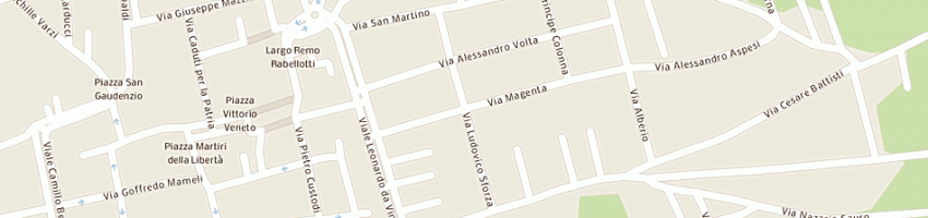 Mappa della impresa fonio riccardo a GALLIATE