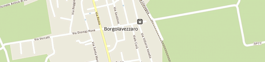 Mappa della impresa panificio borgopan snc a BORGOLAVEZZARO