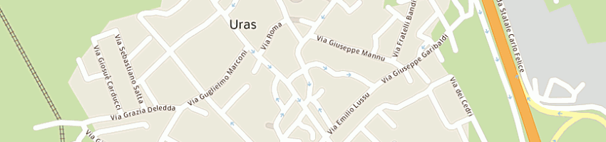 Mappa della impresa corda tonio e puliga rosaria snc a URAS
