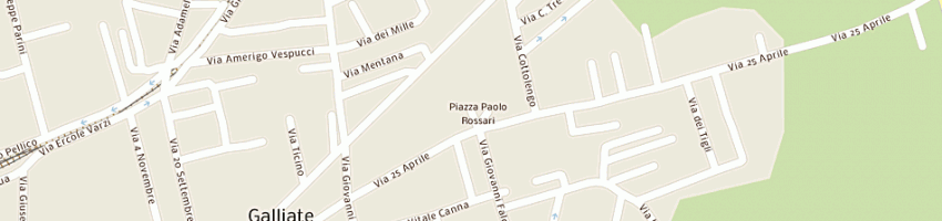 Mappa della impresa azienda usl n 13 a GALLIATE