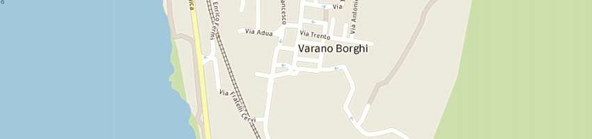 Mappa della impresa panificio alimentari da lorenzo snc di reggis l e c a VARANO BORGHI