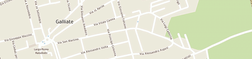 Mappa della impresa soncini renzo a GALLIATE