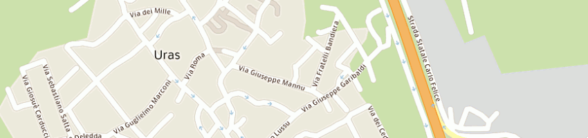 Mappa della impresa fenu tullio a URAS