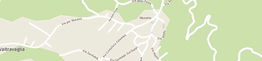Mappa della impresa trattoria rondinella a PORTO VALTRAVAGLIA