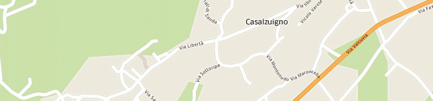 Mappa della impresa stocco benvoglio a CASALZUIGNO