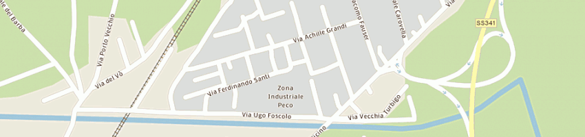 Mappa della impresa electrotronic sas di virgilio trivi e c a GALLIATE