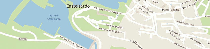 Mappa della impresa posh (srl) a SASSARI