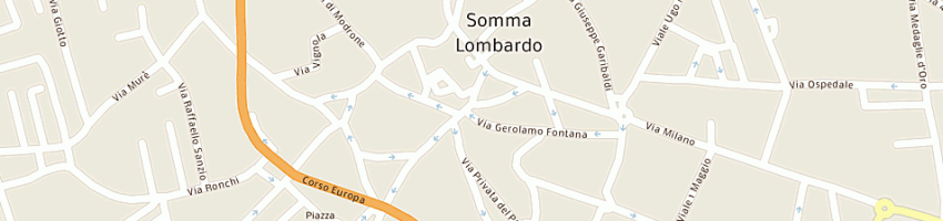 Mappa della impresa caimi giuseppe a SOMMA LOMBARDO