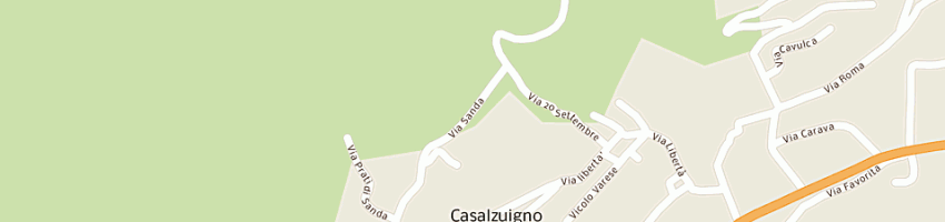 Mappa della impresa parrocchia di casalzuigno a CASALZUIGNO