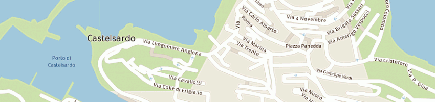 Mappa della impresa cala marina srl a CASTELSARDO