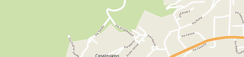 Mappa della impresa barcella ermes a CASALZUIGNO