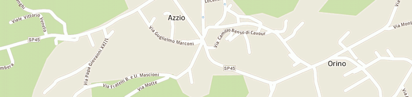 Mappa della impresa asilo infantile a AZZIO