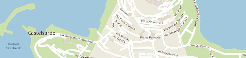 Mappa della impresa lepori rino a CASTELSARDO