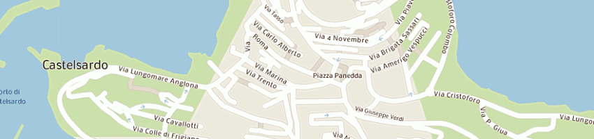 Mappa della impresa pulinas maria a CASTELSARDO