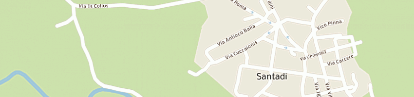 Mappa della impresa frantoio oleario di rubiu nicoletta margherita sas a SANTADI