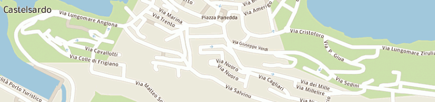 Mappa della impresa piredda andrea a CASTELSARDO