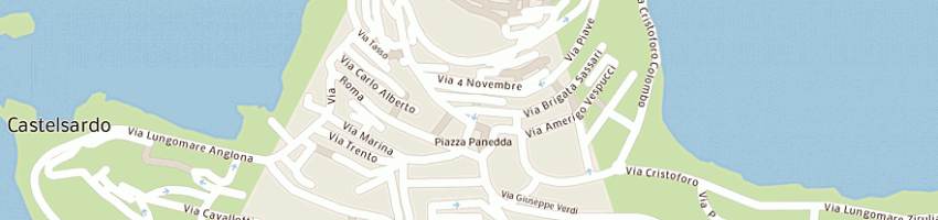 Mappa della impresa scanu gavino sas a CASTELSARDO