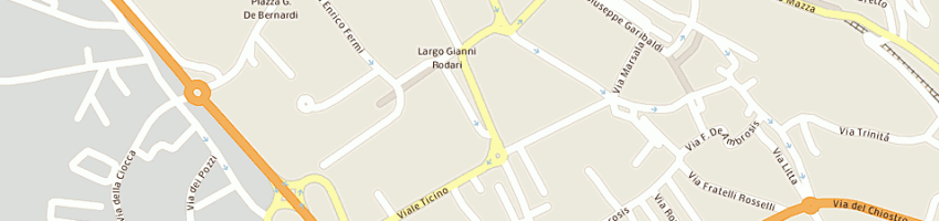 Mappa della impresa albergo ristorante pizzeria lido srl a GAVIRATE