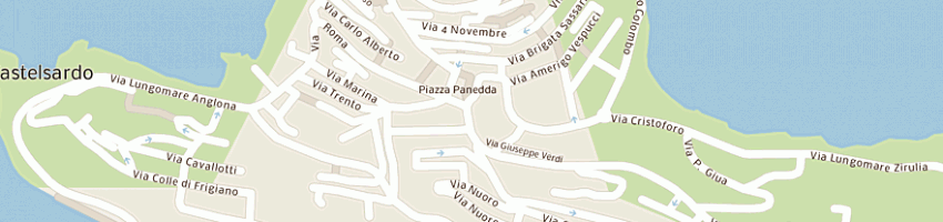 Mappa della impresa panda spa a CASTELSARDO