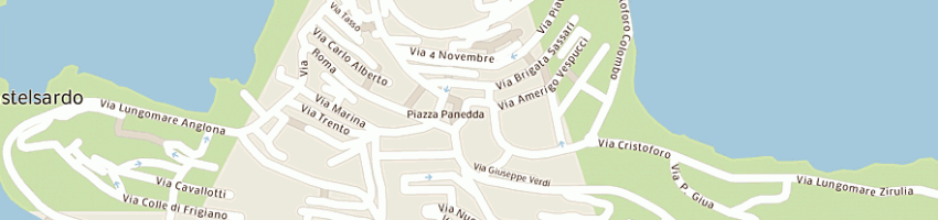 Mappa della impresa ciesse market sas di santoni gianfranca a CASTELSARDO