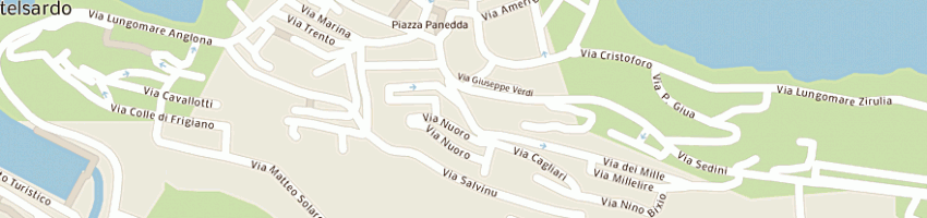Mappa della impresa blue marine di vertex sas e c a CASTELSARDO