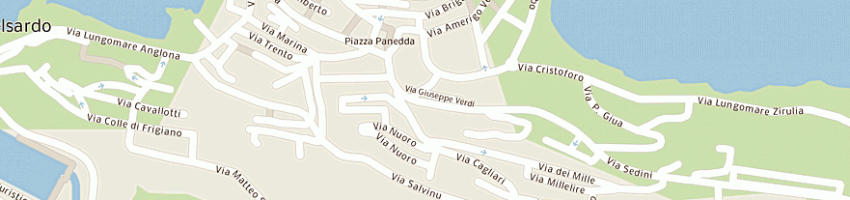 Mappa della impresa sardegna mare srl a CASTELSARDO