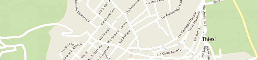 Mappa della impresa meloni sebastiano a THIESI