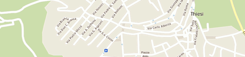 Mappa della impresa bomboi pasquale antonio a THIESI