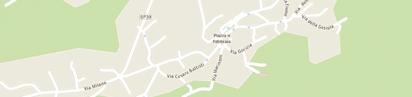 Mappa della impresa trattoria bar da lillia di g castagna a ORINO