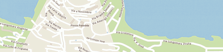 Mappa della impresa autolavaggio magellano di pinna marco a SASSARI