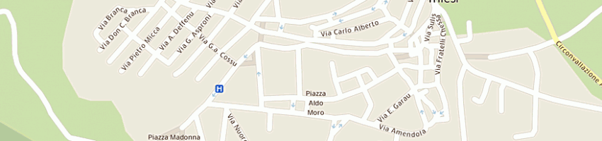 Mappa della impresa fc srl a THIESI