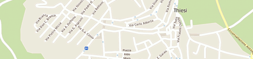 Mappa della impresa barrocu luigi e seddaiu giuseppe a THIESI