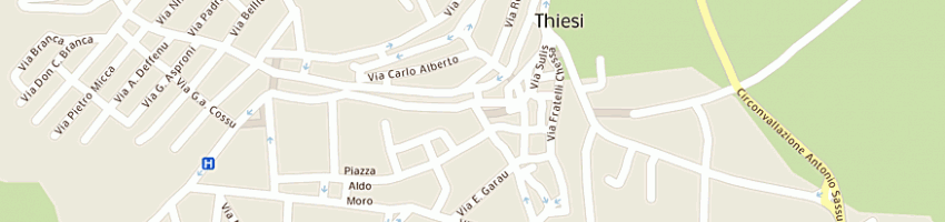 Mappa della impresa parrocchia santa vittoria a THIESI