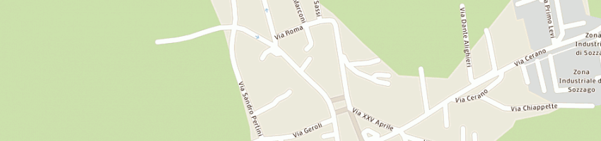 Mappa della impresa rossini vittoria a SOZZAGO