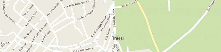 Mappa della impresa easy data di lorenzo serra a THIESI