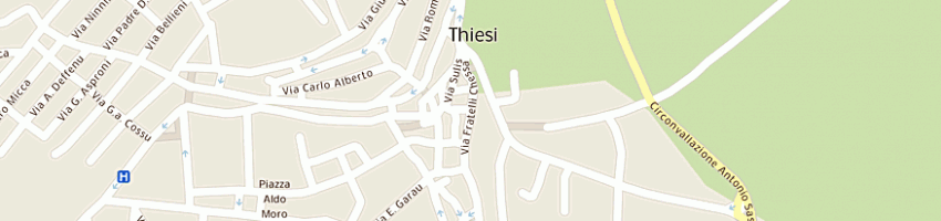 Mappa della impresa pinna gavino a THIESI