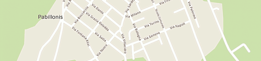 Mappa della impresa comune a PABILLONIS