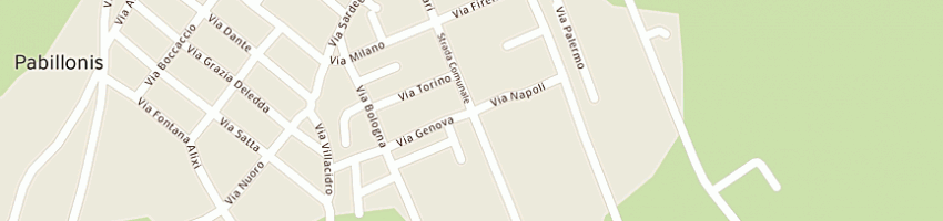 Mappa della impresa zurru giuseppa a PABILLONIS